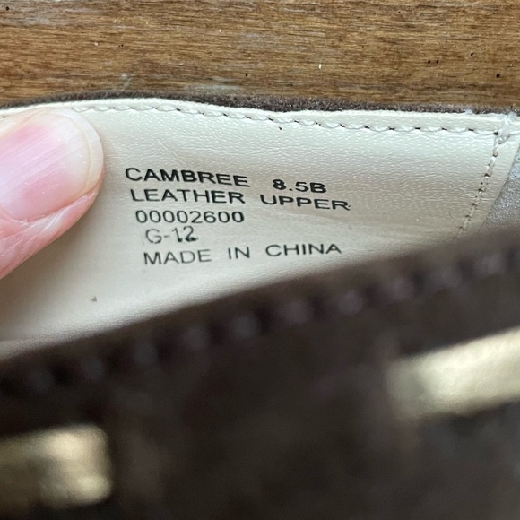 Lauren Ralph Lauren Brown Suede Wedge Heels Cambree - Picture 8 of 10